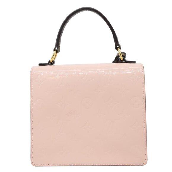 Louis Vuitton Spring Street Monogram Vernis Leather Shoulder Bag Rose Ballerine - Picture 3 of 12